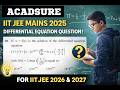 IIT JEE Mains 2025 PYQ | Differential Equation Question | f(1/√3) Value Explained 🚀