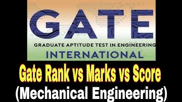 Gate 2020 Mechanical Engineering  || gate Rank vs Marks vs Score || gate 2021 expected cut off ME