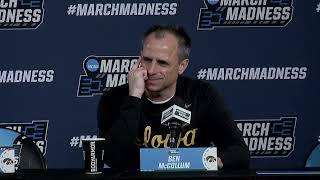 Iowa Postgame Press Conference (2026 Men's First Round)