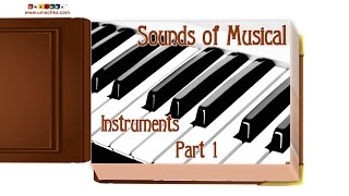 Educational Flashcards: Children&#39;s Early Learning &quot;Sounds of Musical Instruments Part 1&quot;