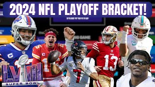 I Predicted The Super Bowl 58 Champion! 2024 NFL Playoff Bracket Challenge