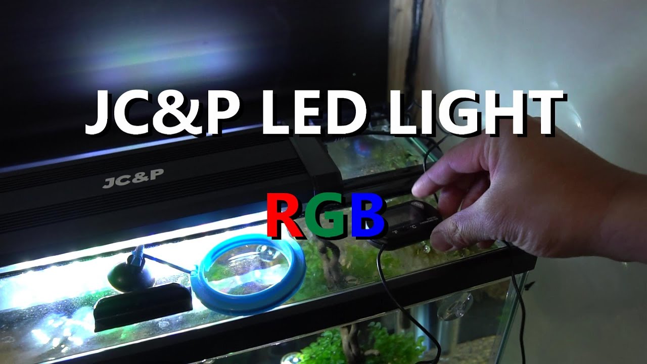 JC&P Aquarium LED Light RGB Full Spectrum YouTube