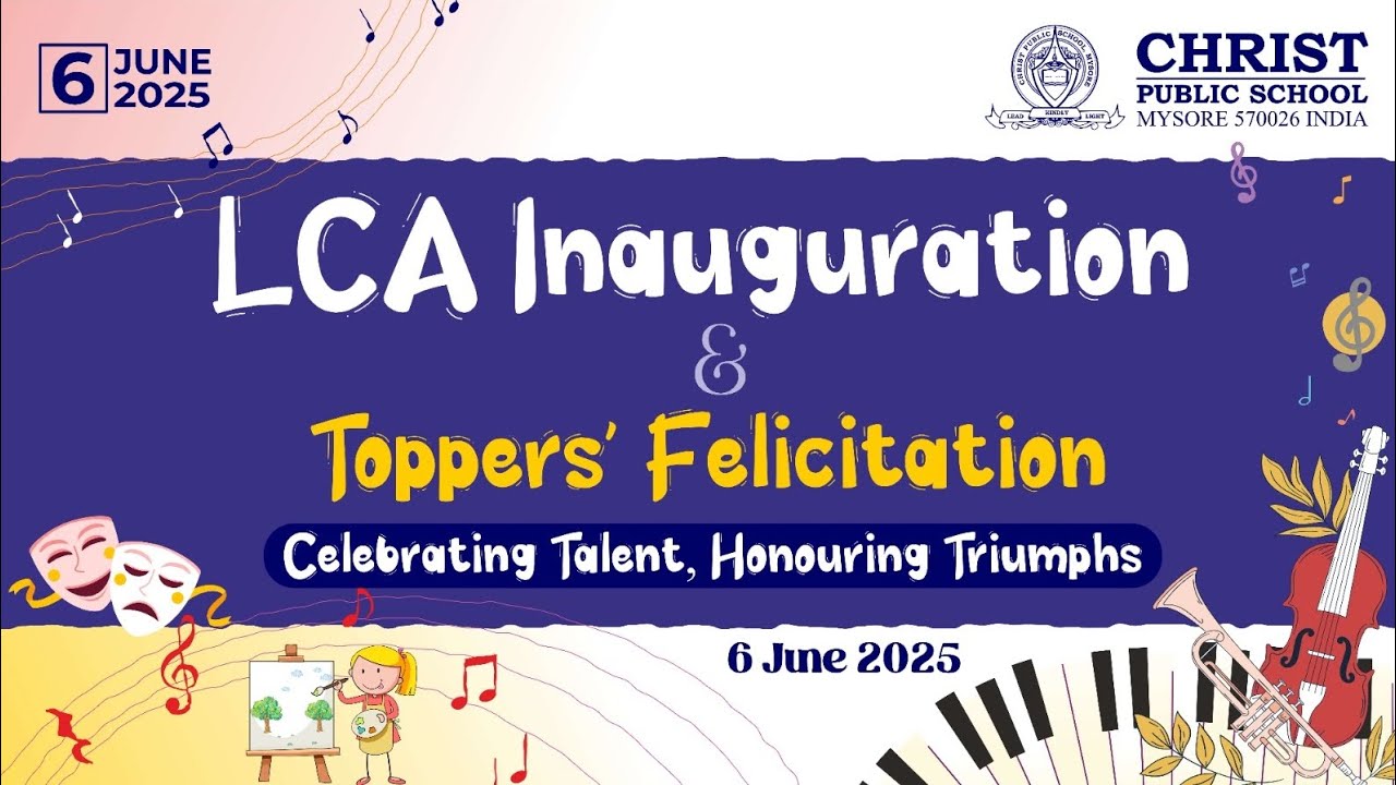 LCA Inauguration and Toppers’ Felicitation