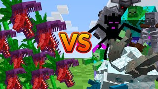 FOLIAATH VS ALL MUTANTS IN MINECRAFT - Mob battle