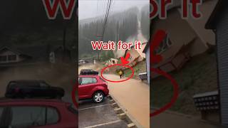 Massive Landslide Engulfs Town Terrifying Handheld Footage