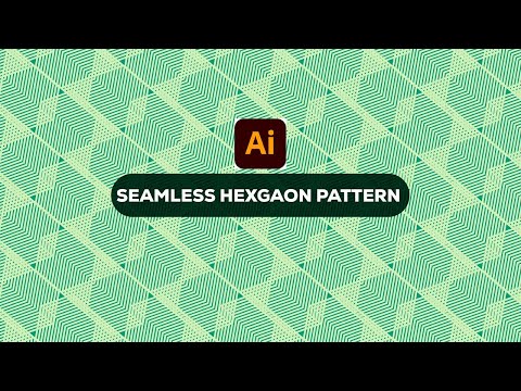 Illustrator seamless hexagon patterns pattern tool tutorial