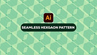 Illustrator seamless hexagon patterns pattern tool tutorial