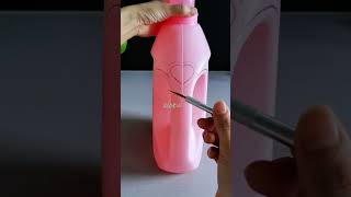 #Turn waste into treasure# Transforming laundry detergent bottles into flower pots #CreativeHandmade
