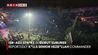 Isr-aeli Str*ke In Beirut Suburbs Reportedly K*lls Senior Hezb*llah Commander | Asia One News
