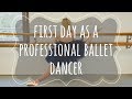 PRIMO GIORNO da BALLERINA PROFESSIONISTA 🩰 - Vlogs Bordeaux 1/4