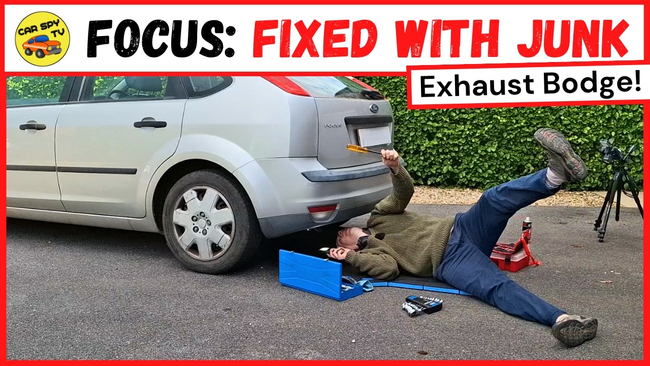 Ford Focus Mk2 Exhaust Fix: Free Using a Door Hinge!