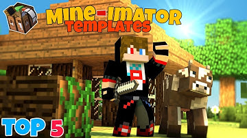 Top 5 Animation Template for Minecraft in Mine imater