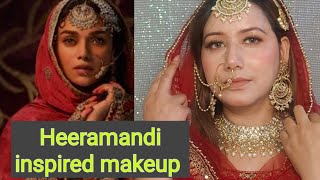 Seductive Heeramandi Makeup Transformation #heeramandi #beautymaniawithritu