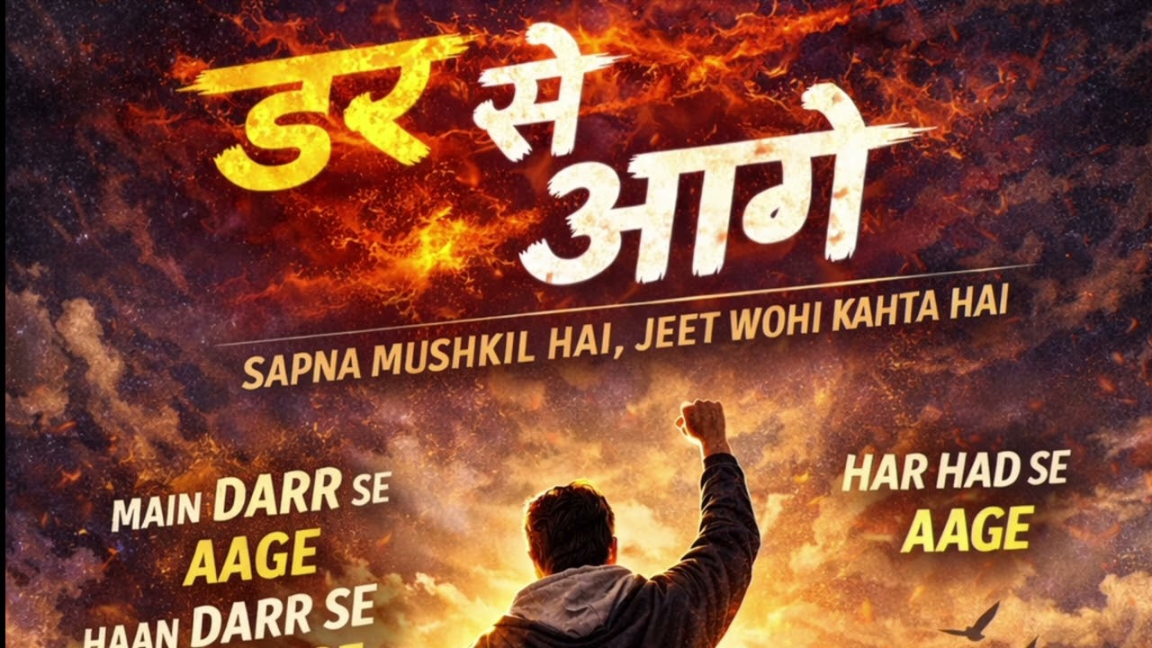 Darr Se Aage – Hindi Motivational Rap | Face Your Fears | Fearless Mindset Song | 2026 | Jeet Pakki 