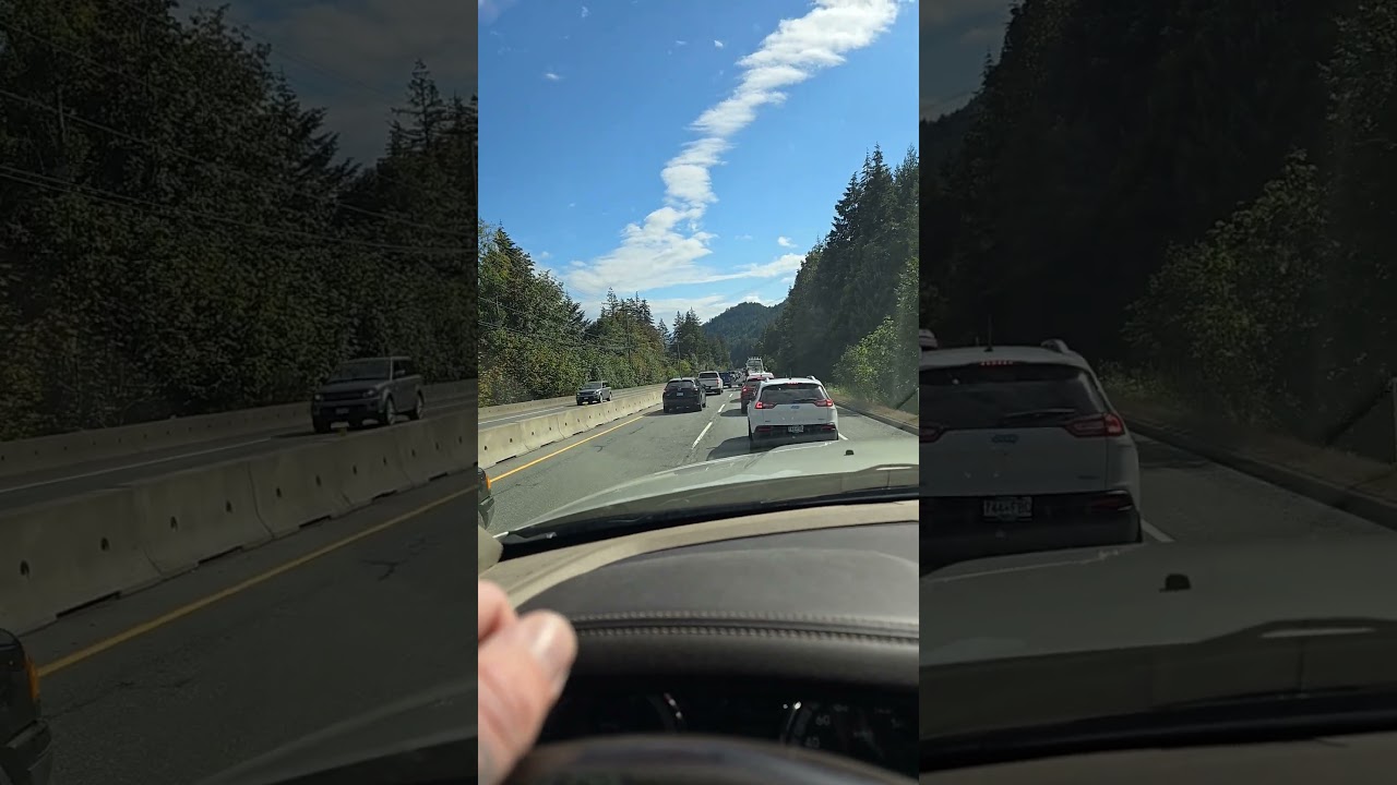 Vancouver Island driving. 