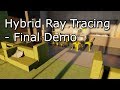 Hybrid Ray Tracing - Final demo, real-time