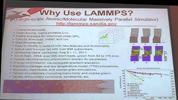 HPC molecular simulations using LAMMPS