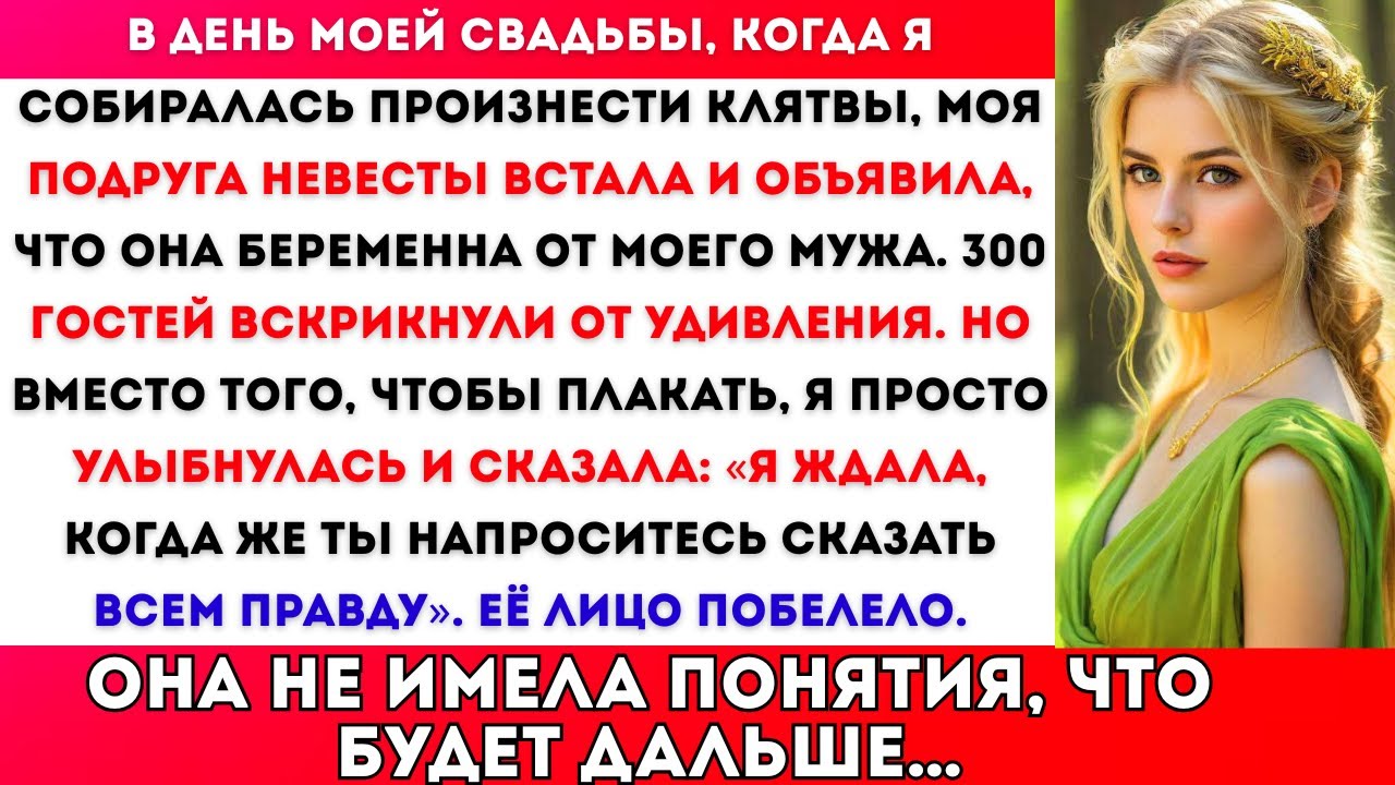 На нашей свадьбе моя подруга невесты встала и объявила, что она беременна от моего мужа.