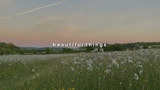 benson boone - beautiful things (sped up + reverb) Resimi