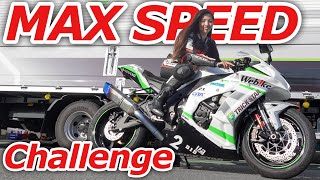 300km/h Top Speed Challenge With ZX10R!
