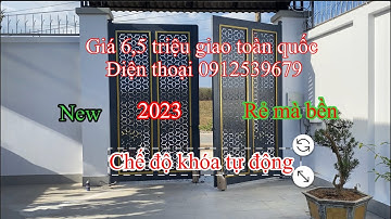 Hướng dẫn lắp đặt motor cổng sắt 2 cánh con rùa giá 5 triệu