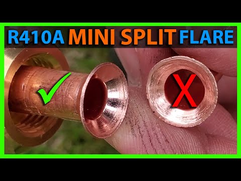 How To Make a R410A Flare for a Mini Split AC Unit Installation