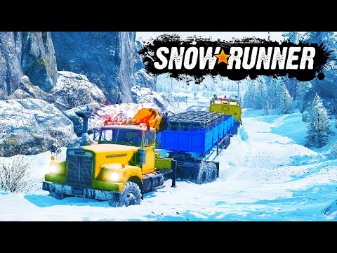 Видео: SnowRunner 2020 - Развозим Топливо (SpinTires, MudRunner) Аляска #5