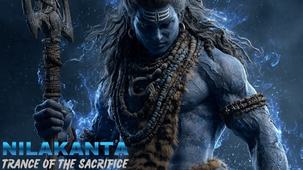 SHIVA NILAKANTA| BLUE THROAT Cosmic TRANCE | Poison to Power Goosebumps Gym motivation Car Music 8D 