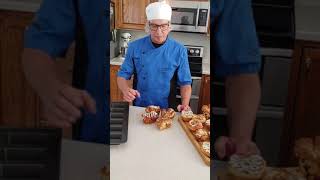 GREGORYS GURU MAKING PUMPKIN AND APPLE MINI CHUNKY CINNAMON BREAD USING WILTON MINI LOAF PAN