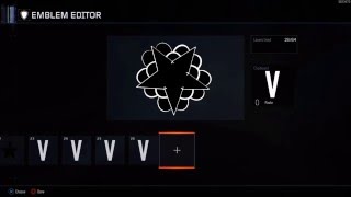 How To Make Black Veil Brides Emblem On Bo3