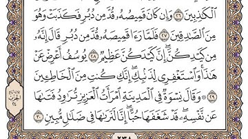 سورة يوسف مكتوبة / محمد أيوب