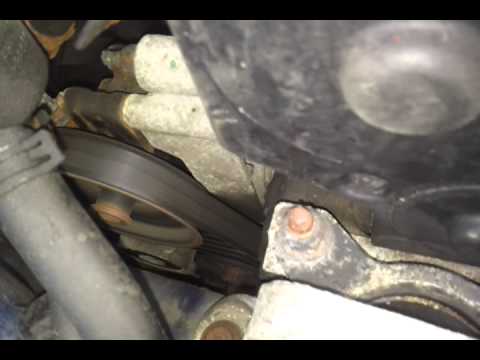 Ford focus 1.8 tdci mk1 squeaky auxiliary belt - YouTube