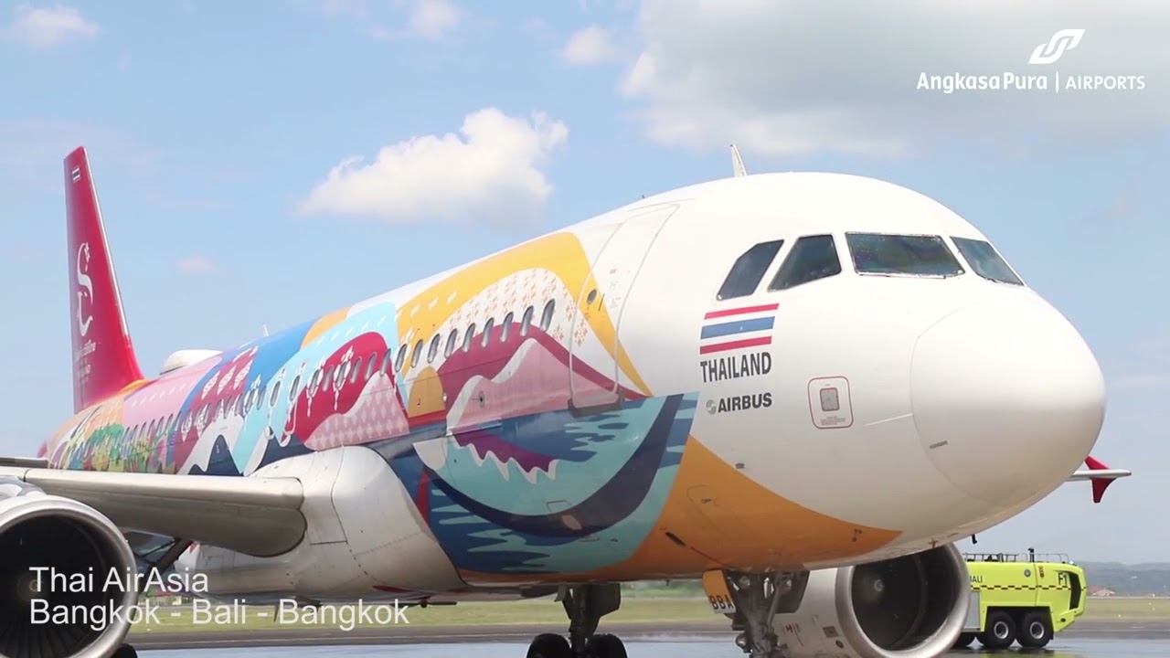 Penerbangan Perdana Thai AirAsia di Bali Airport
