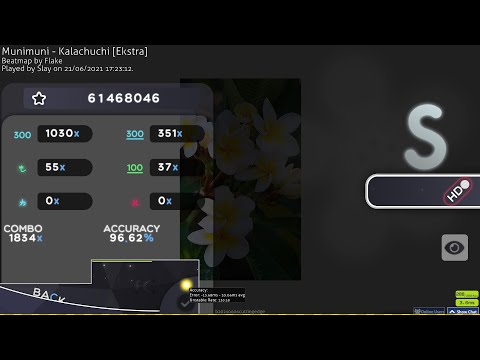 [osu!] Munimuni - Kalachuchi [Ekstra] +HD FC #3