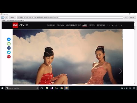 C# Tutorial - Chromium Browser with Tabs using CefSharp | FoxLearn C# Tutorial - Chromium Browser with Tabs using CefSharp | FoxLearn
