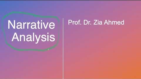 Narrative Analysis