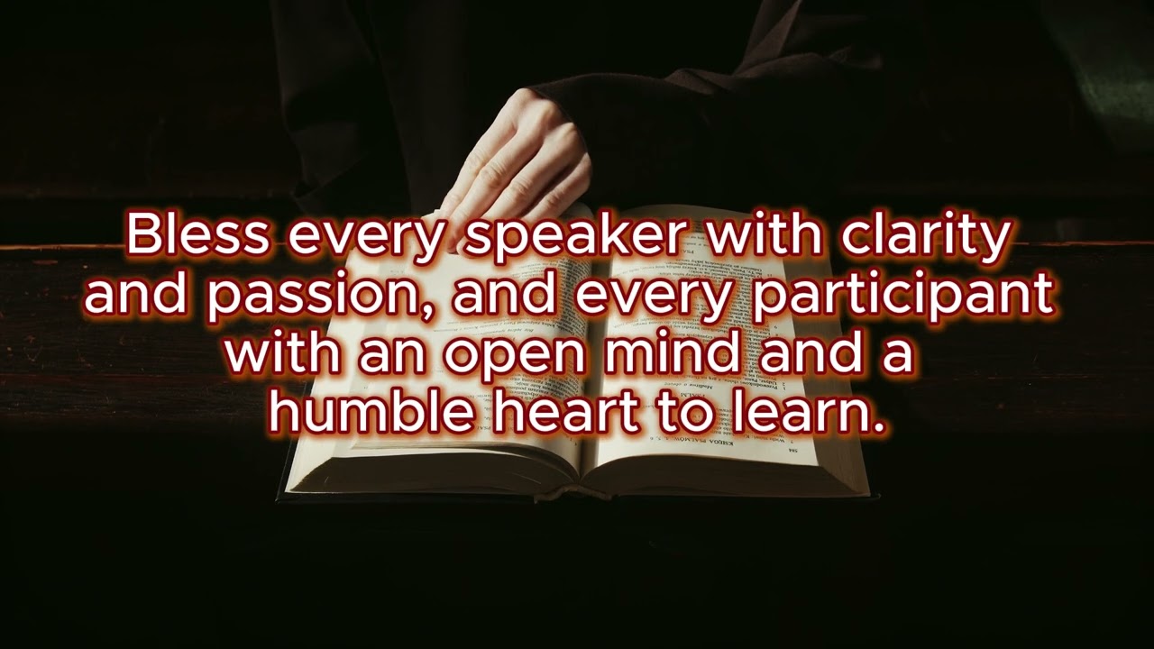 🙏 Opening Prayer for Seminar | Invite God’s Presence and Blessings