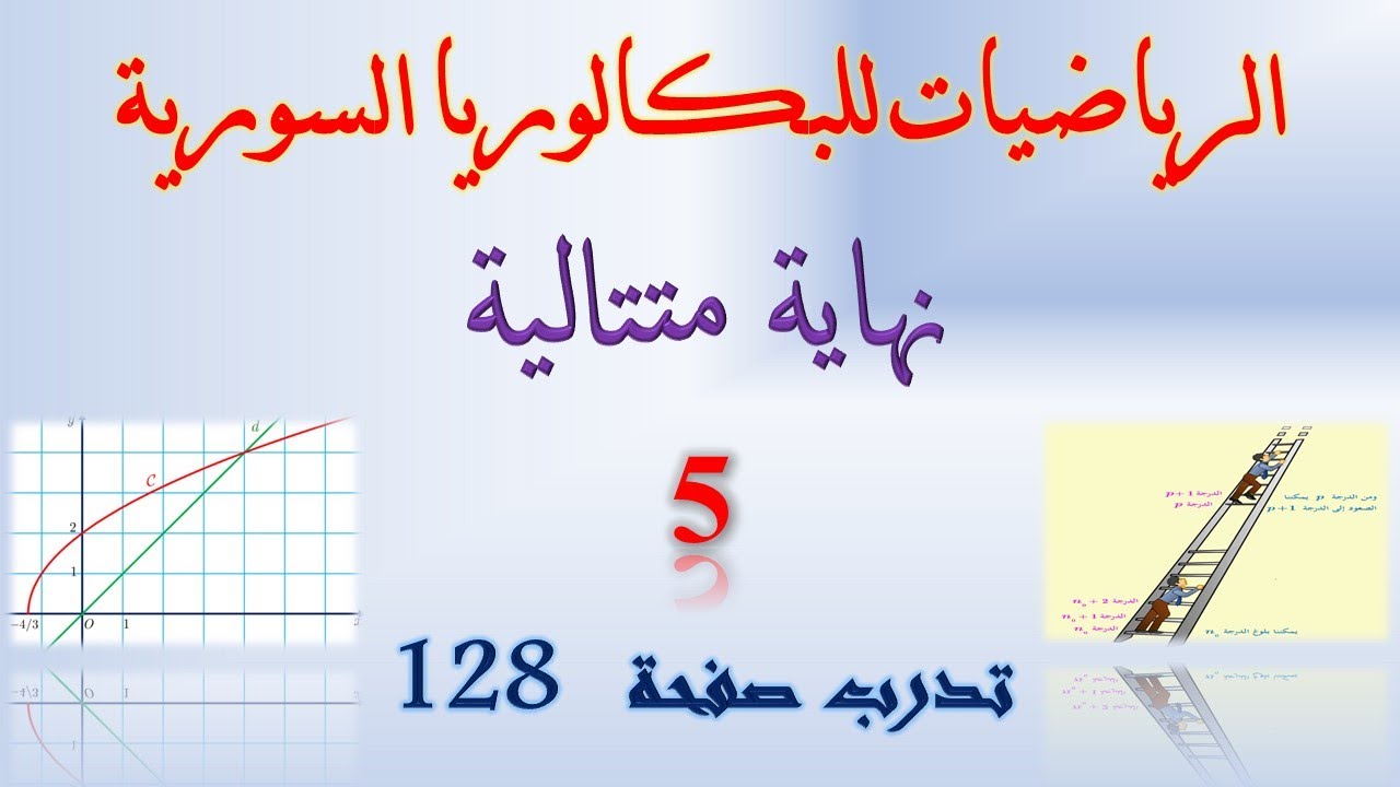 نهاية متتالية | 5 | حل تدرب صفحة 128 | حل تدرب صفحة 114