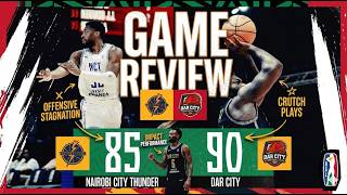 Nairobi City Thunder Faced Tough Competition From Dar City - Basketball Africa League Season 6