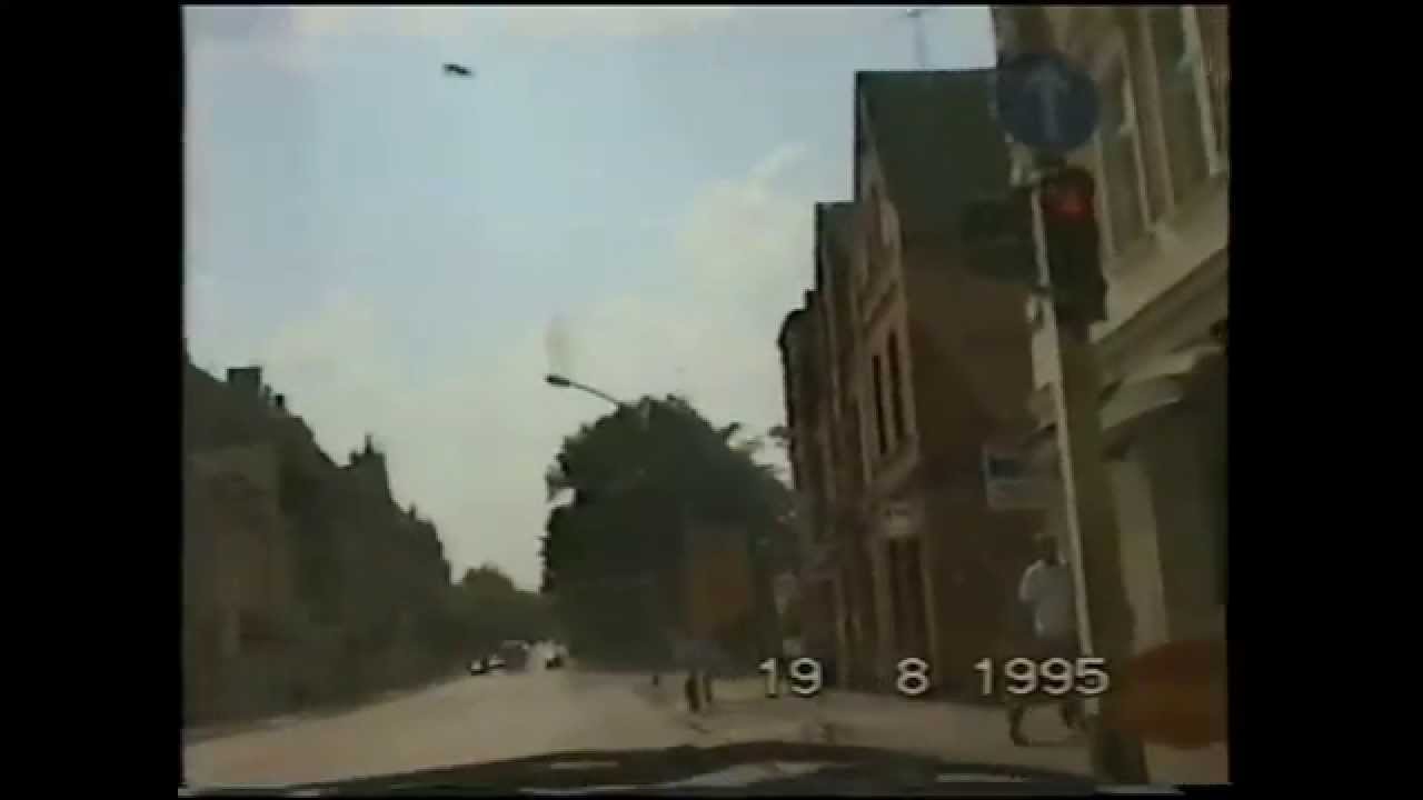 Autofahrt durch Weißwasser 1995