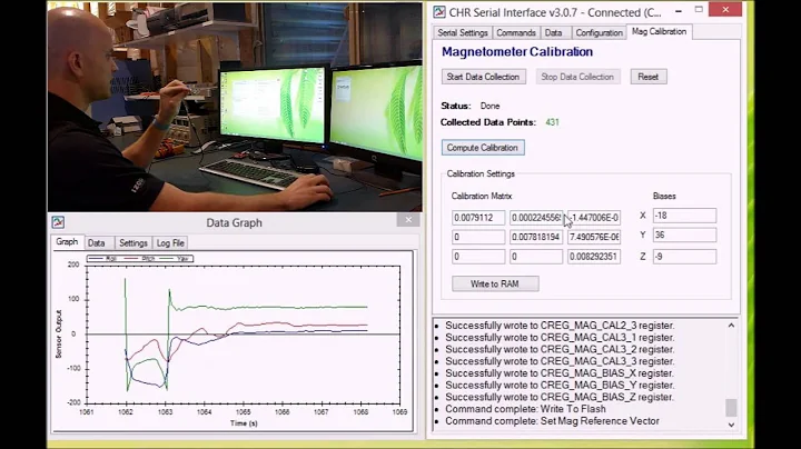 Calibrating the Magnetometer on the UM7 Orientation Sensor