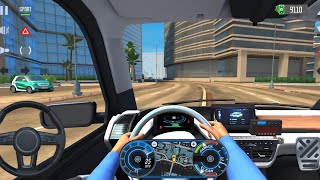 Smooth Taxi Driving Gameplay 🚖 Realistic City Simulator (Mobile Game) screenshot 4