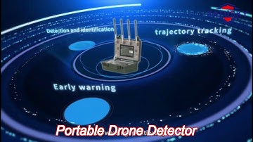 1.4ghz 2.4ghz portable drone detector with 10km full band black white remote control
