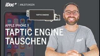 iPhone X – Replace vibration motor [Taptic Engine] [German]