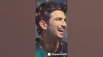 Sushant Singh😊 Signature❤
