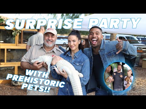 SURPRISE PARTY WITH PREHISTORIC PETS!!!!