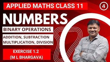 Applied maths class 11 | chapter 1 | Numbers Part-4 | Operation on Binary Numbers | Gaur Classes
