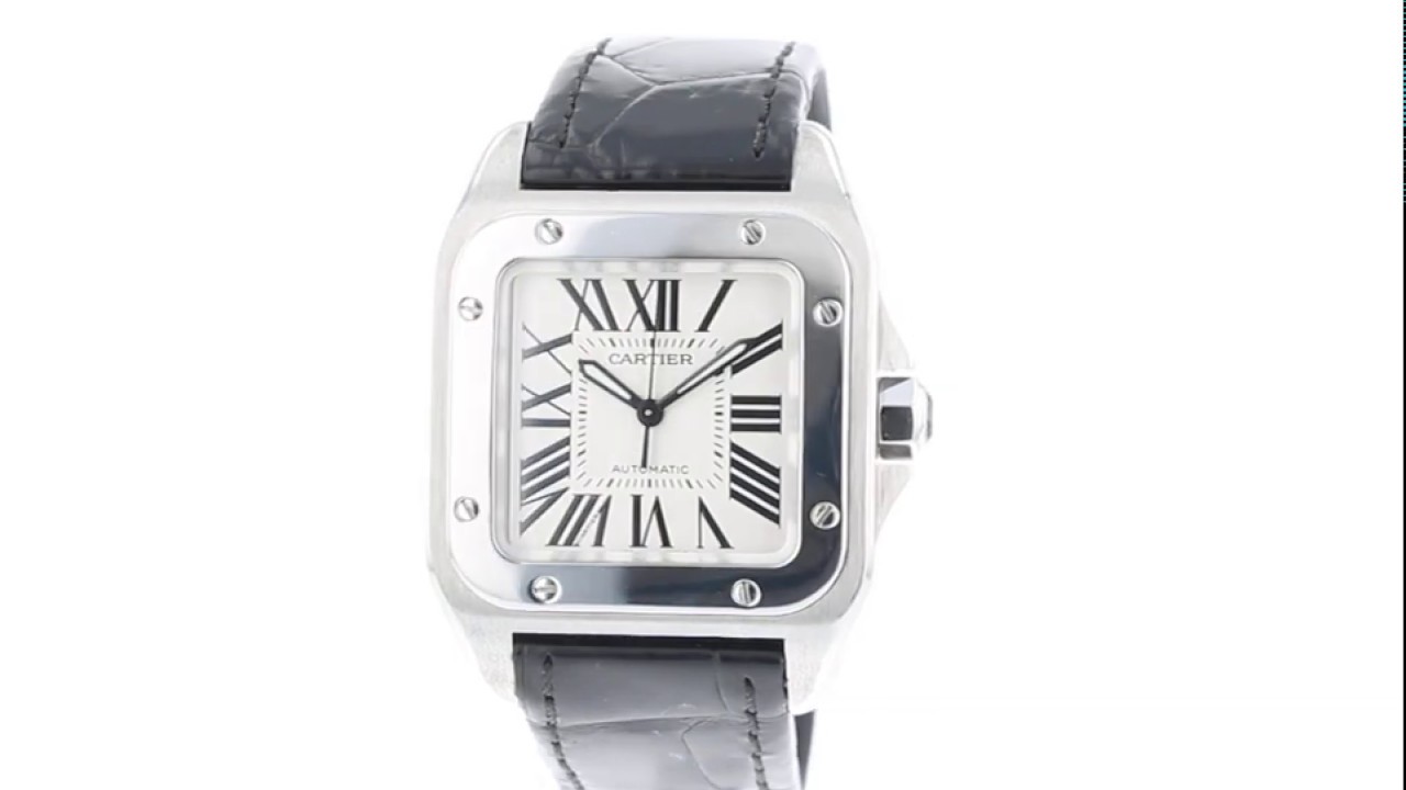 Pre Owned Watch Cartier Santos 100 Ref 