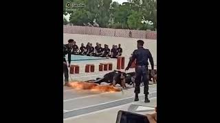 Bd Rab 6 Fire Jump Training. রযব৬ আগন ওপর লফন টরন অনক কষট Jmn Tmn Music