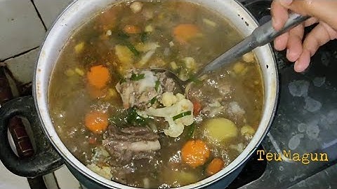 Traditional Acehnese Food - Malay Cuisine Beef Curry Soup